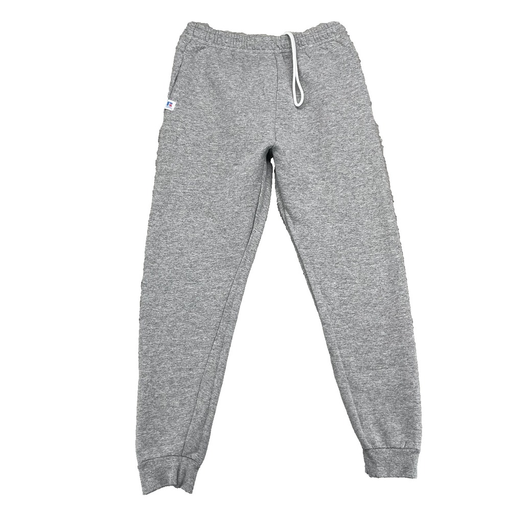 Vintage‎ Russell Jogger Pants Men's Medium Gray Sportswear Academia Streetwear